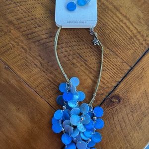 Necklace and earrings